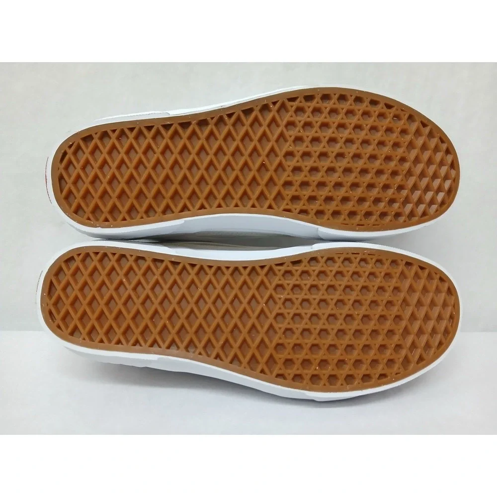 Vans Caldrone Suede Mesh White Casual Skate Shoes VN0007P9WHT Women's‎ 8.5